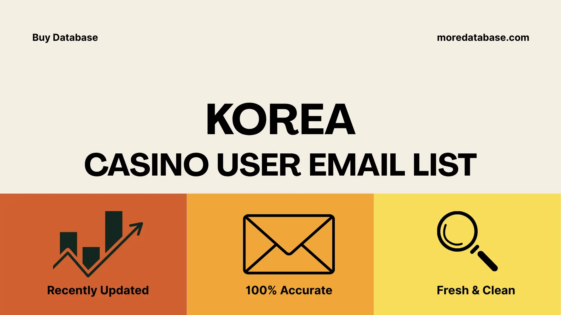 Korea Casino User Email List